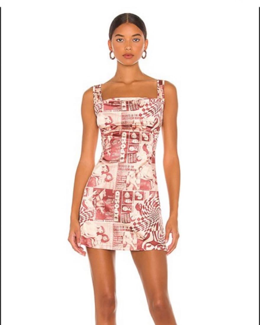 Revolve Miaou Short Patterned Dress  - Image 2