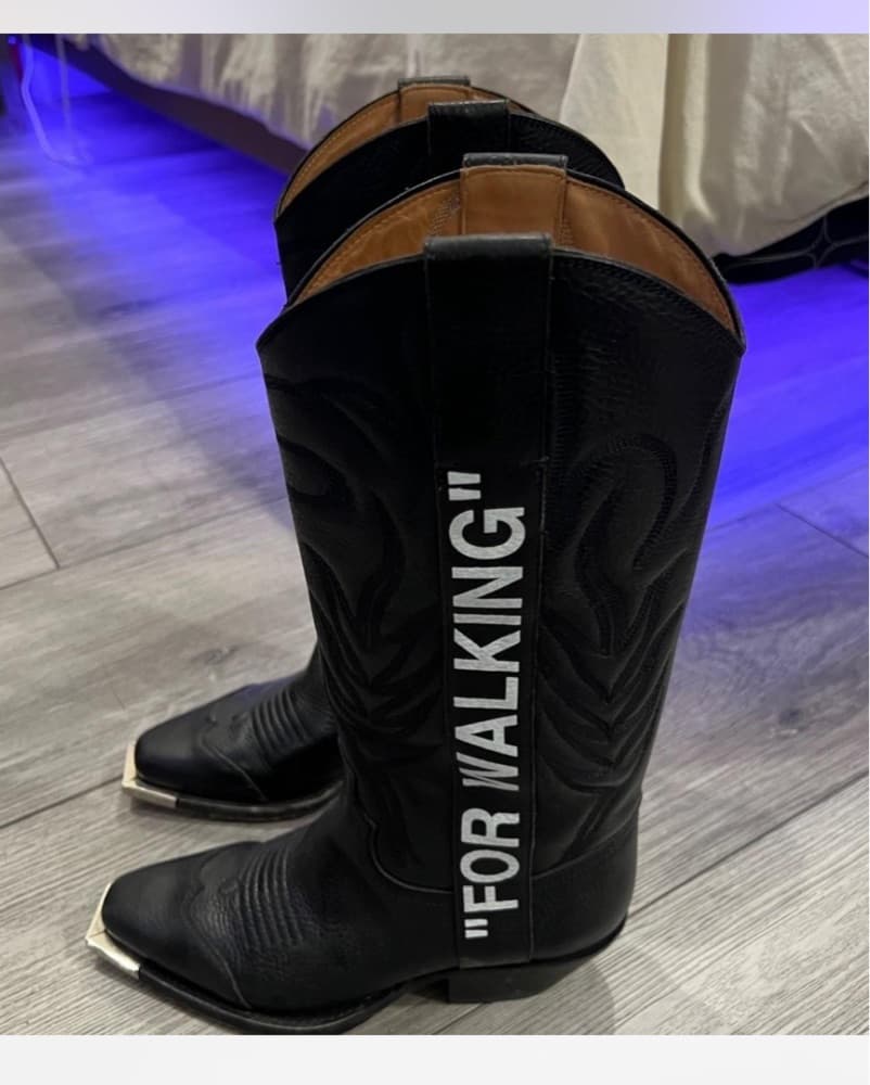 Off-white “FOR WALKING” Boots - Image 2