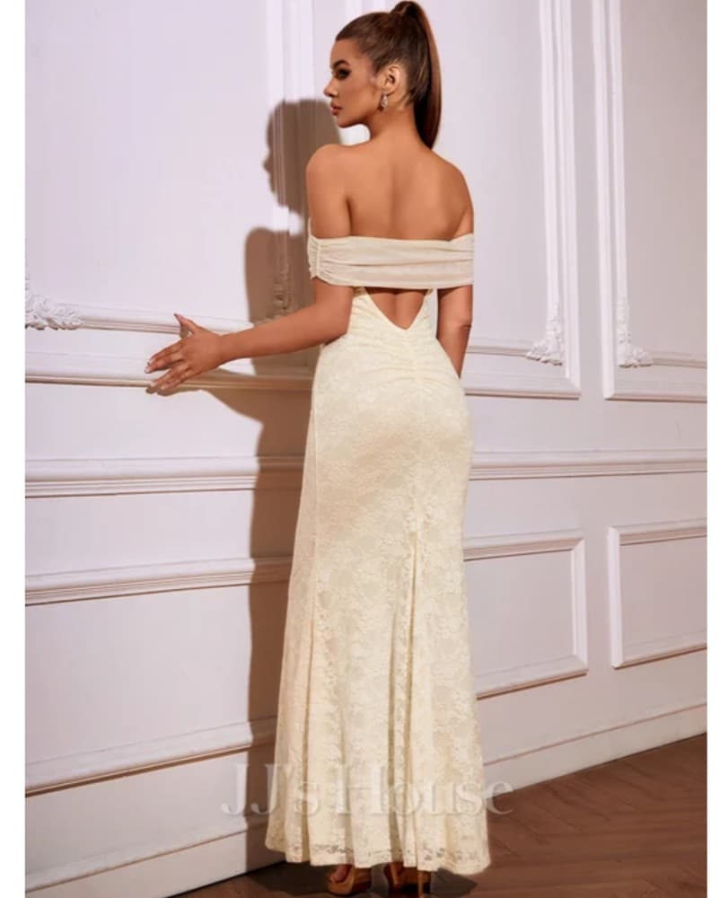 Elegant Lace Maxi Dress - Image 5