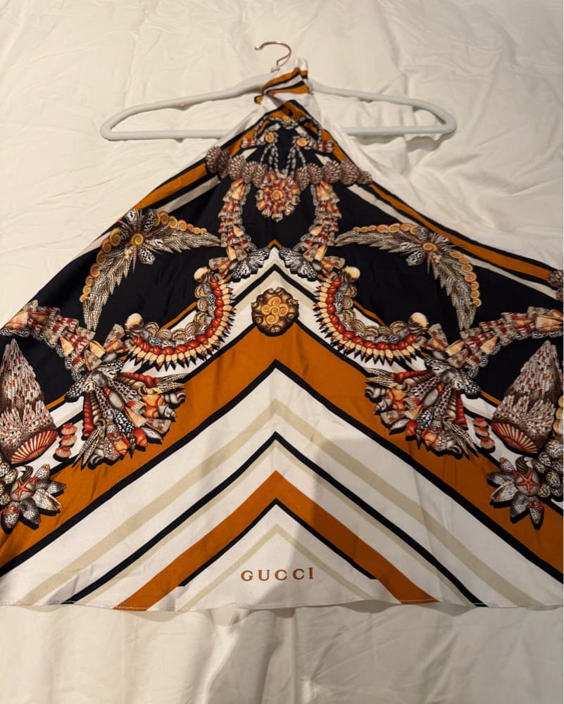 Gucci Silk Halter Top  - Image 3
