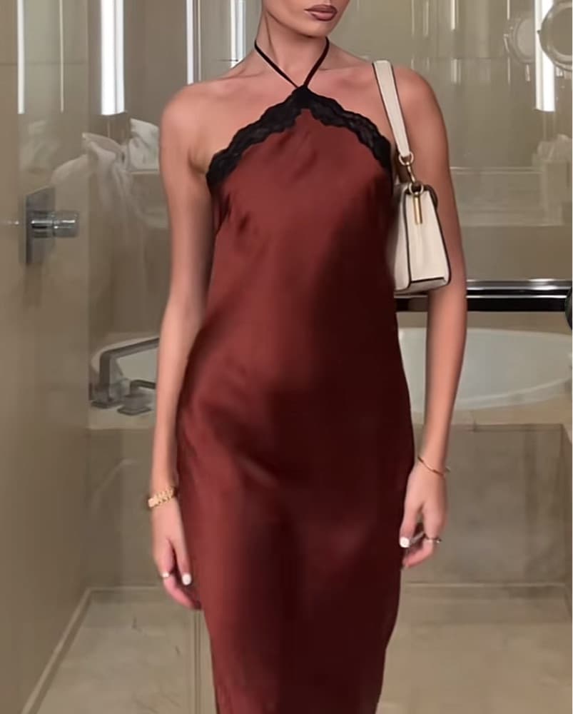 Reformation Aara Silk Dress - Image 2