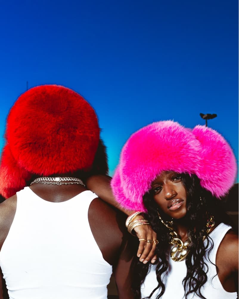 Colorful Fox Fur Trapper Hat - Image 5