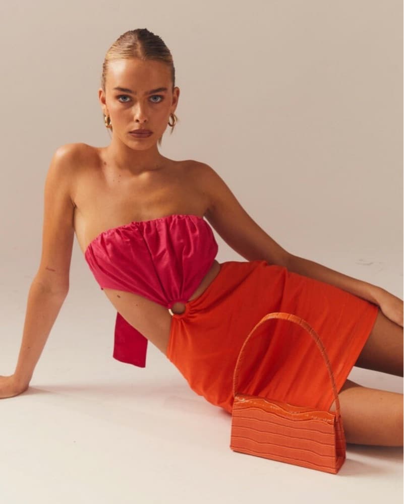 Peppermayo Cut You Out Linen Mini Dress - Image 2