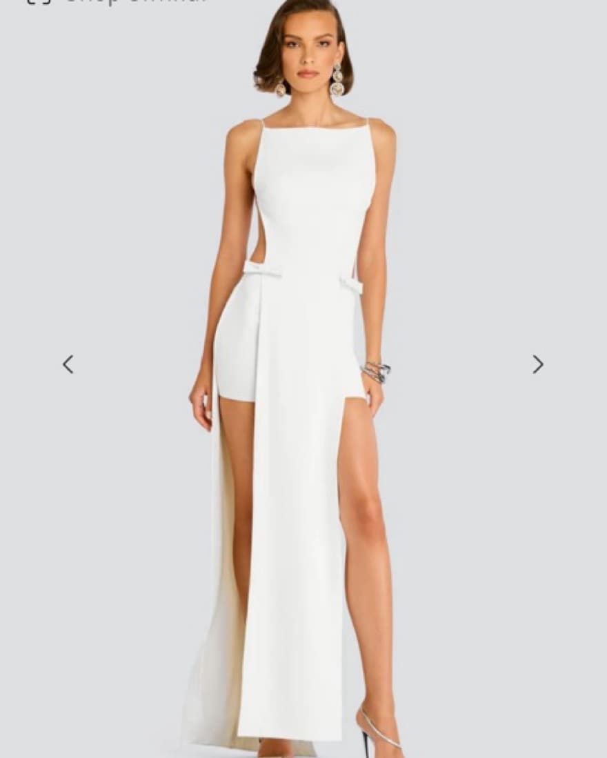 Retrofete Rayzel Dress - White - Image 2