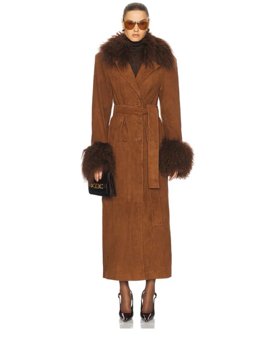Retrofete suede trench - Image 1