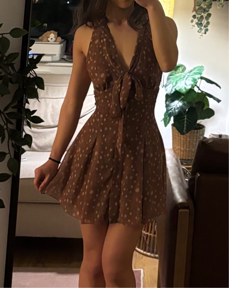 Frankies Bikinis Fawn Mini Dress - Image 4