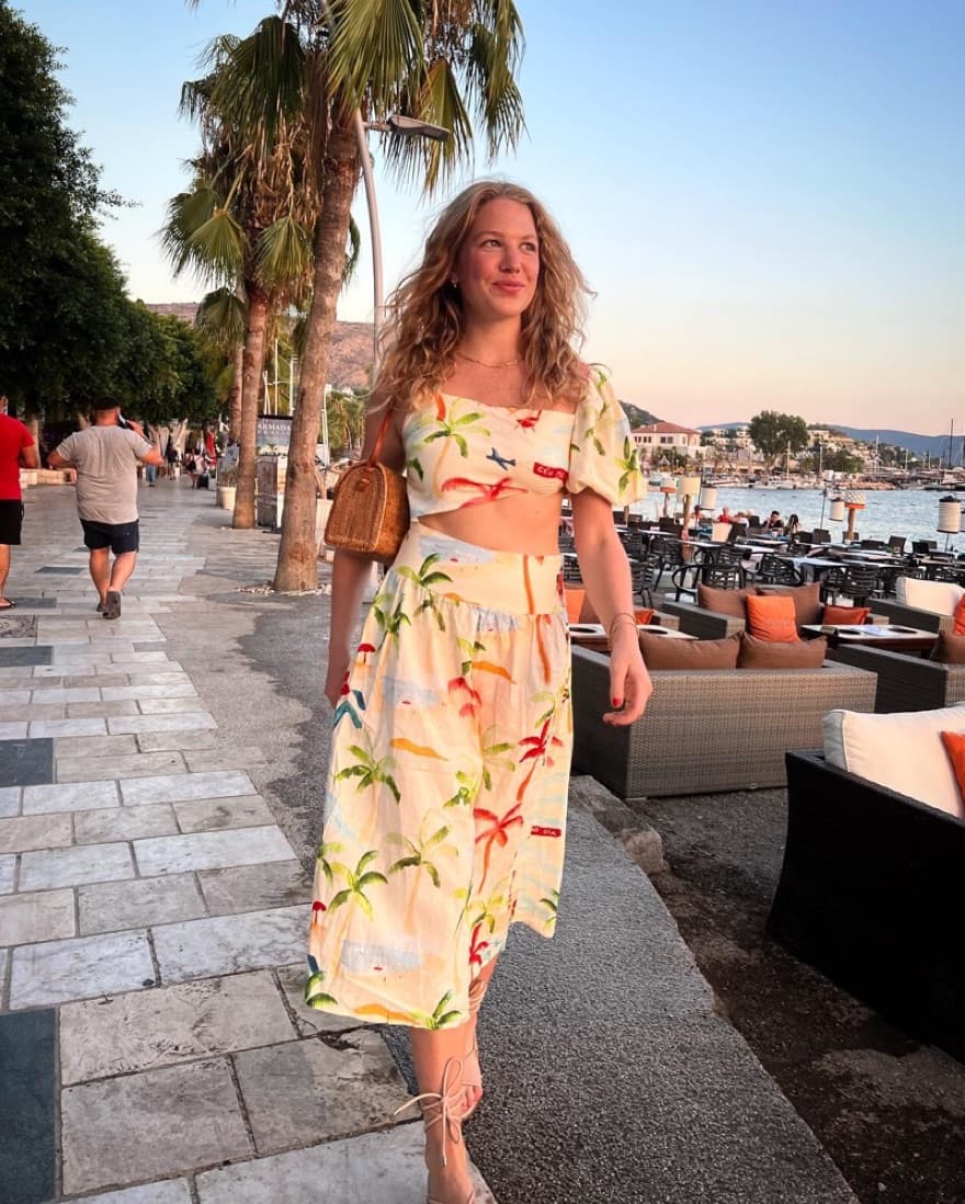 Farm Rio Midi Cutout Dress - Image 2
