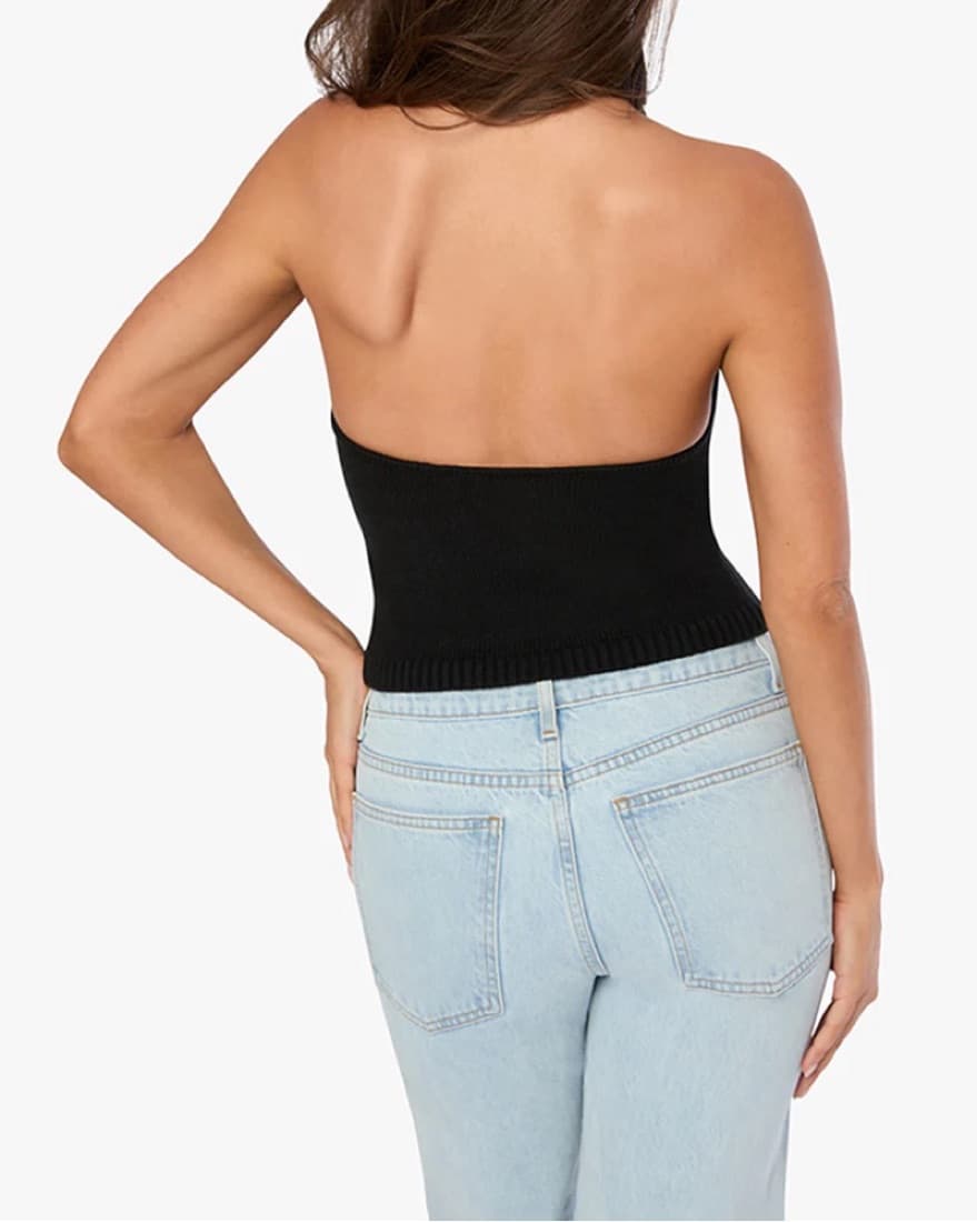 WeWoreWhat Open Back Halter Sweater Top - Image 2
