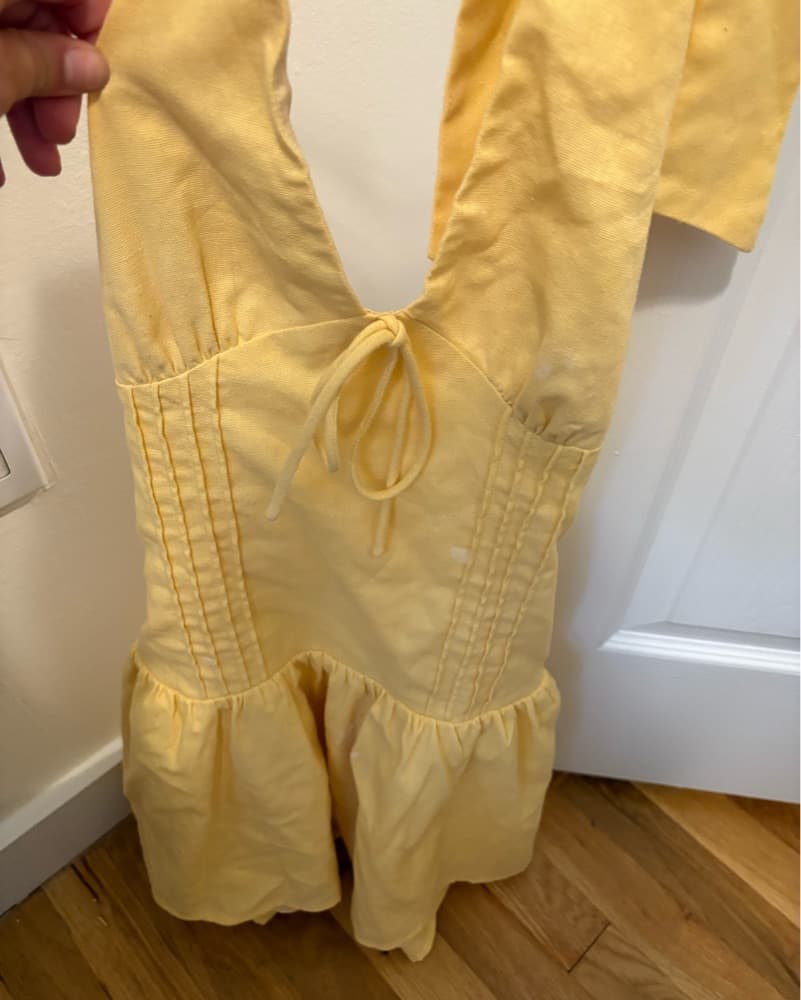 Yellow Halter Dress - Image 2