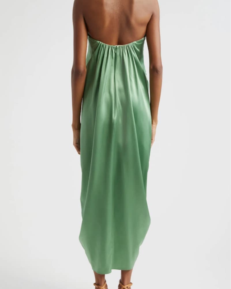 Silk flowy Dress - Image 2