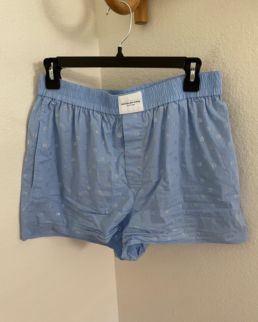 Alexander Wang Logo Crystal Shorts - Image 2
