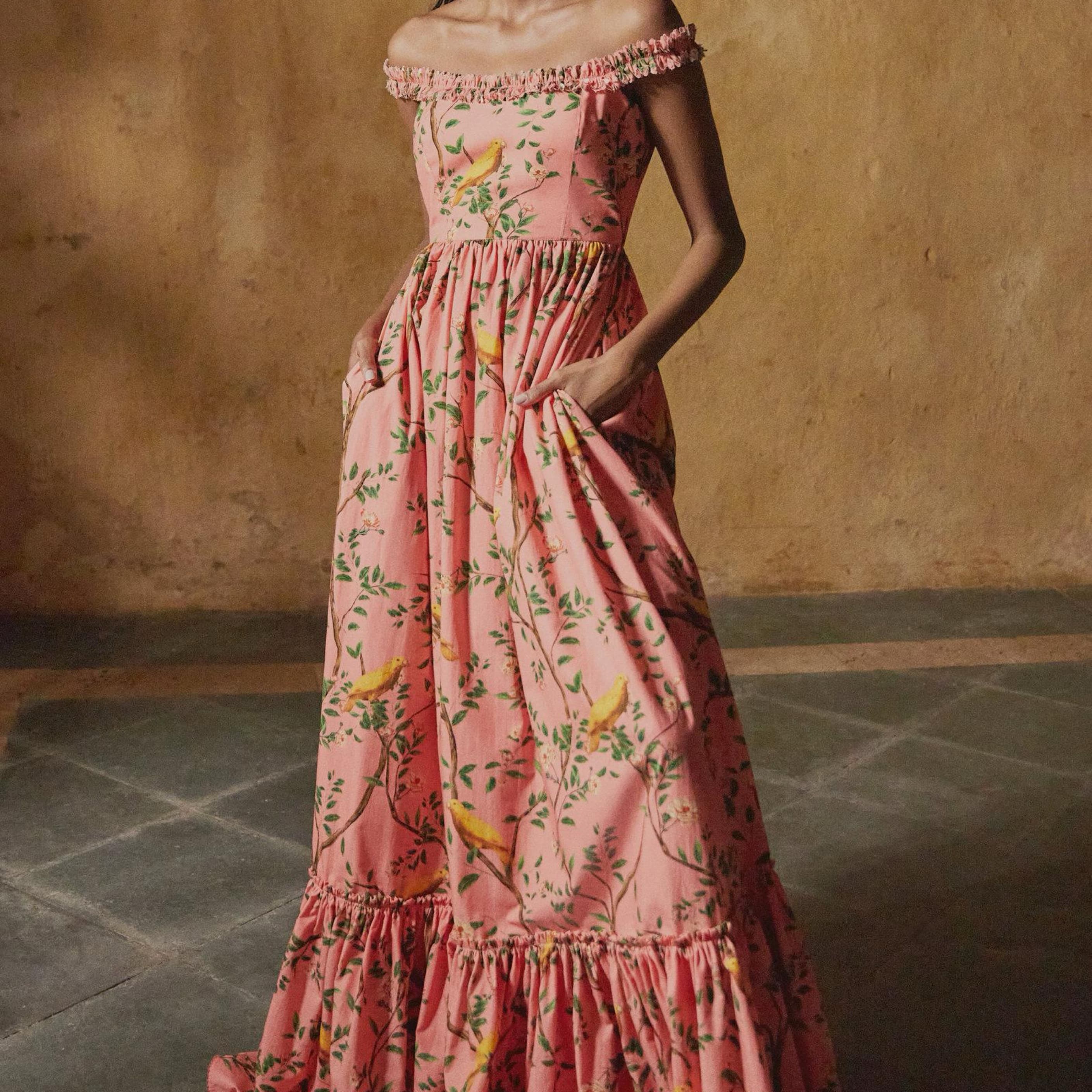 Agua by Agua Bendita Pink gown - Image 2