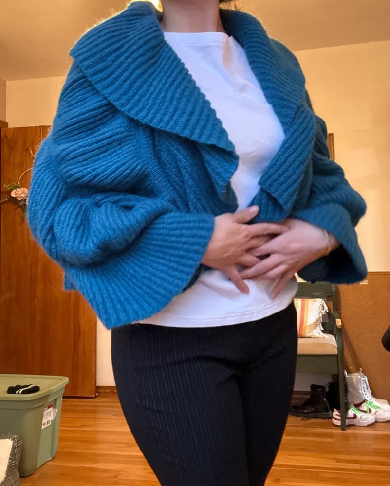 Turquoise Shrug - Image 1