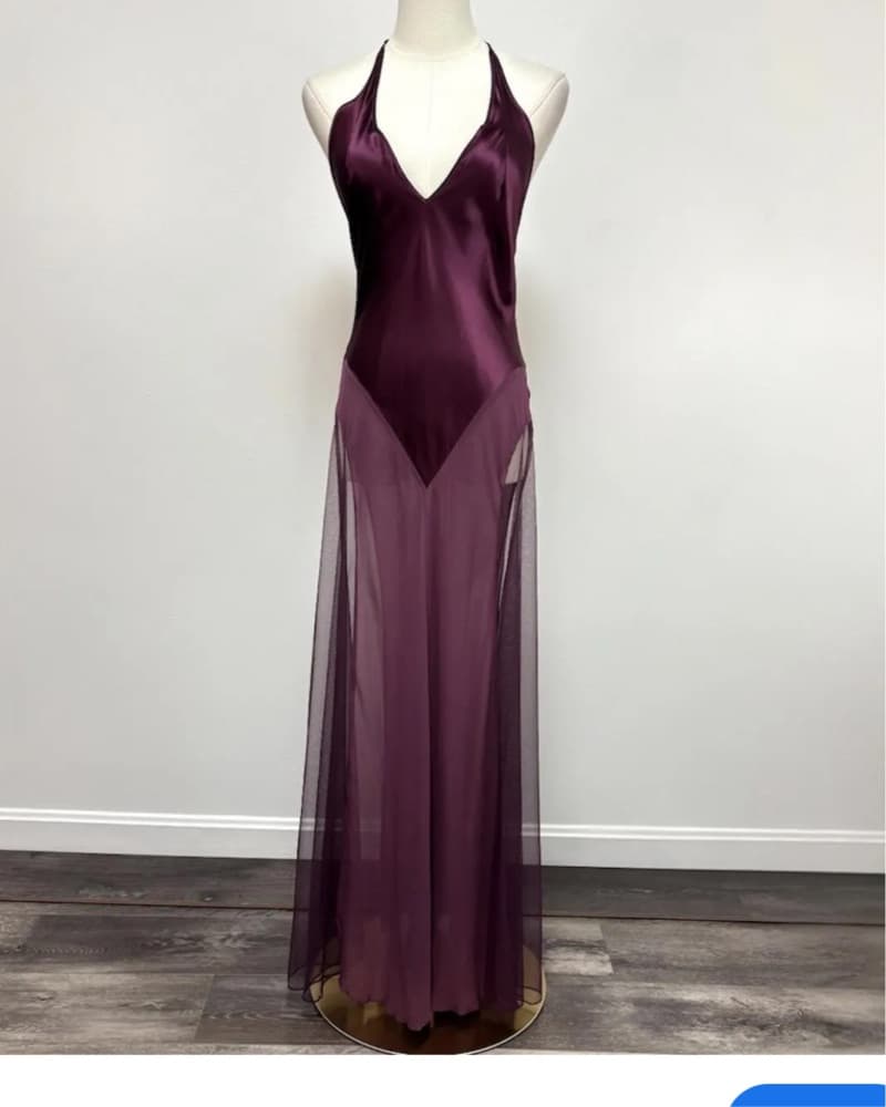 Vintage Victorias Secret SilkSheer Dress - Image 6