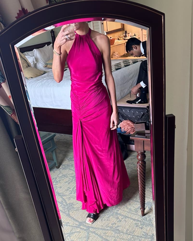 Pink Halter Dress - Redondo  - Image 1