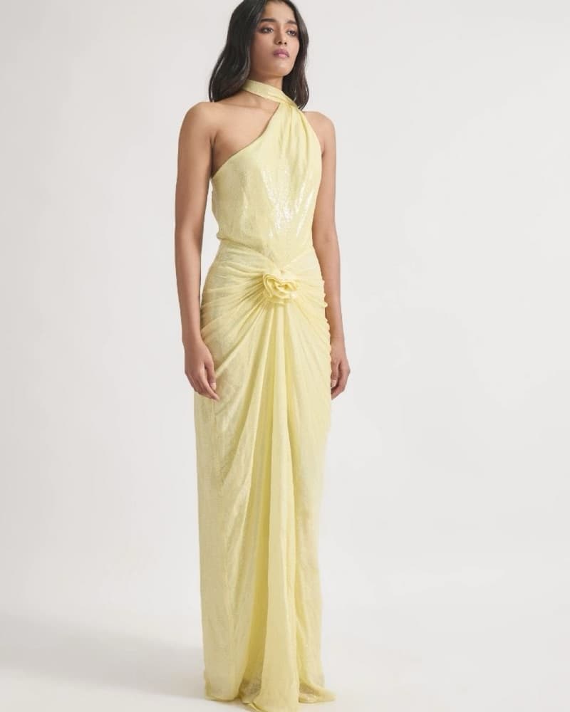 Cult Mia Lidia Yellow Maxi Dress - Image 2