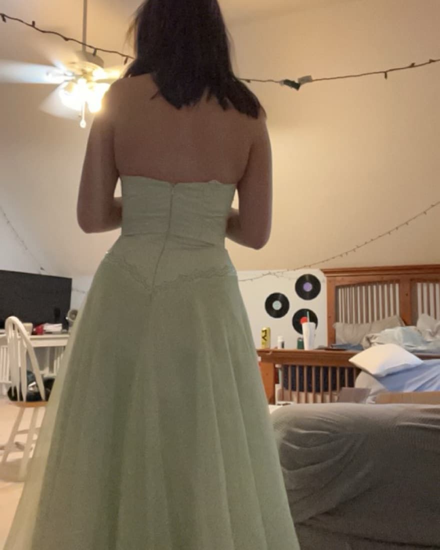 Green Prom Dress - Image 4