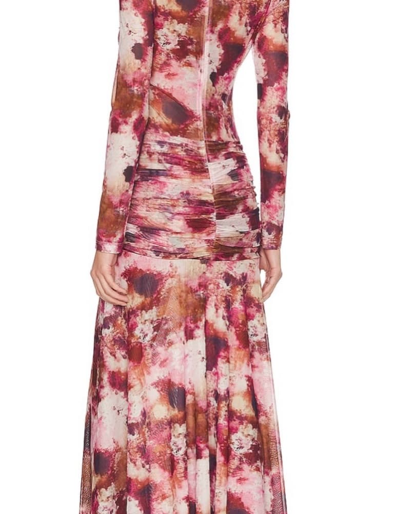 Bardot Lea Mesh Dress In Tie Dye  - Image 2