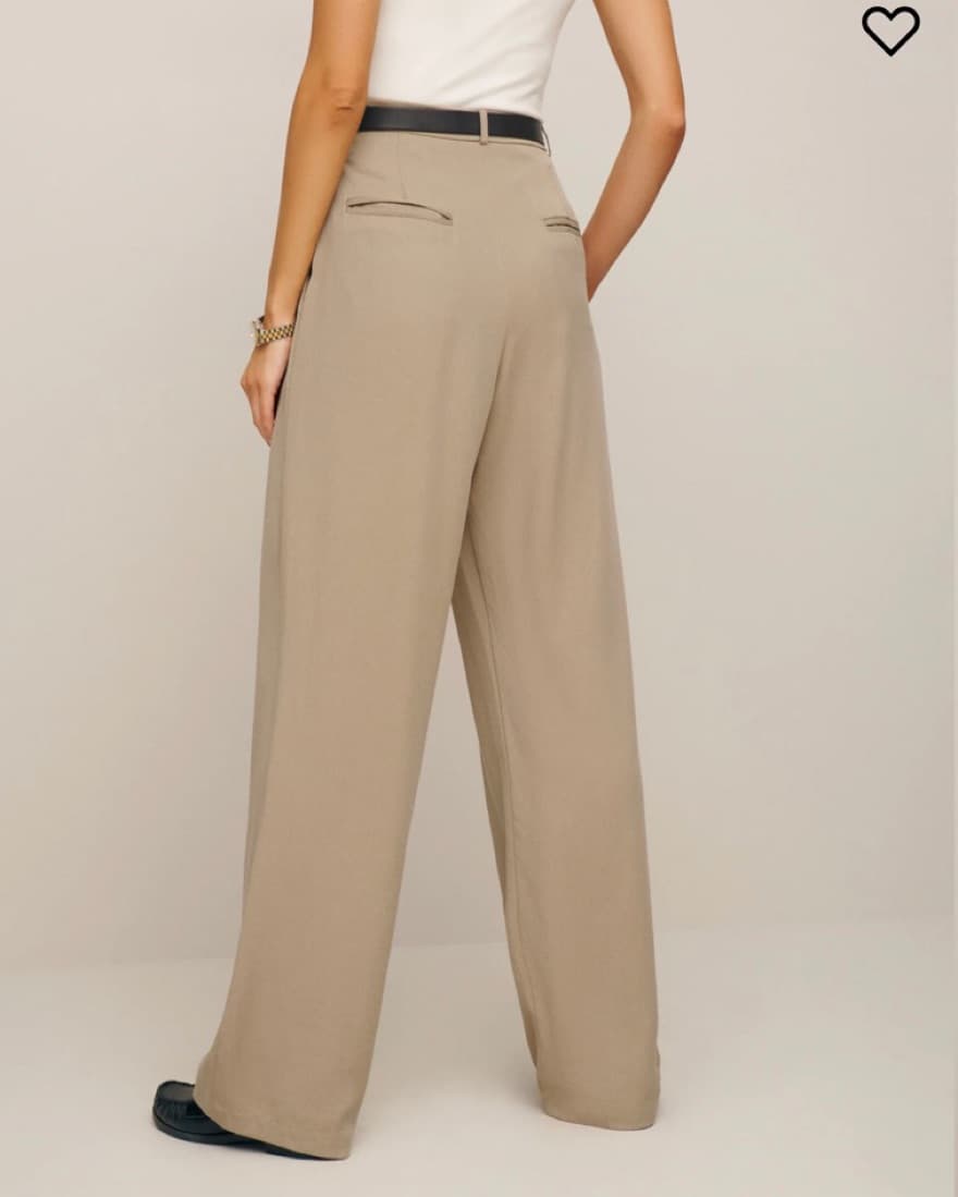 Reformation Brown  Mason Pants Trousers - Image 2