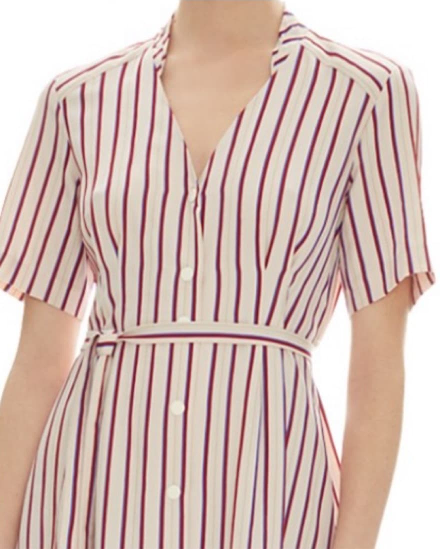 Sandro Clarence Stripe Shirt Dress  - Image 3