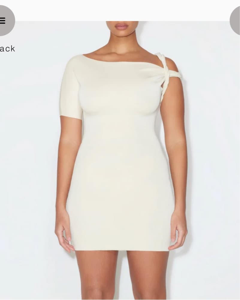 Chic One-Shoulder Bodycon Dress - Image 1
