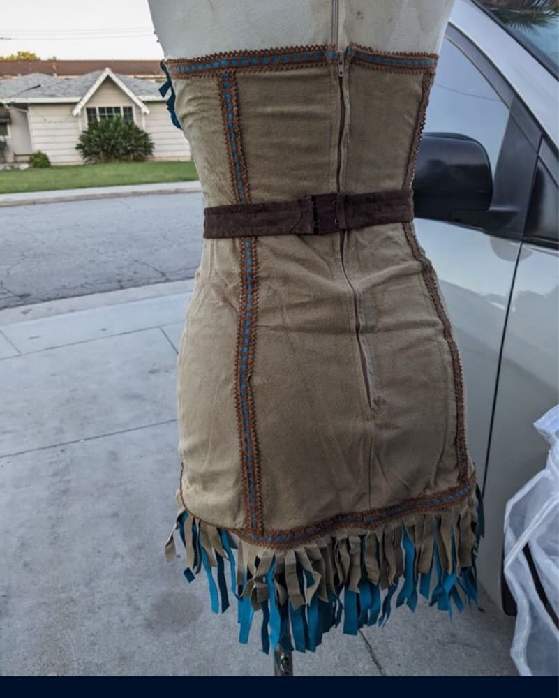 Pocahontas Leather Suede Costume - Image 4