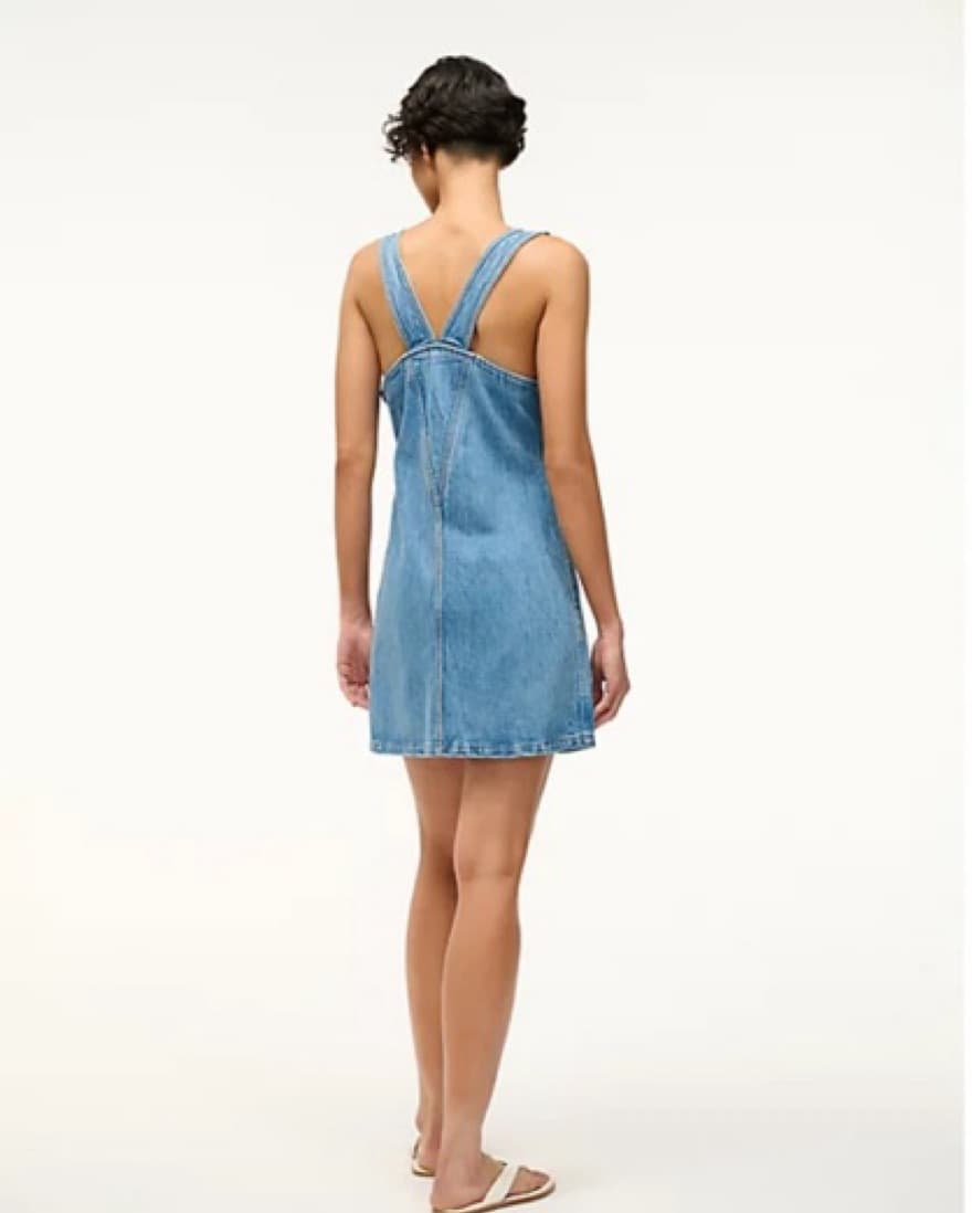 Wrangler Staud Overall Dress (denim) - Image 3