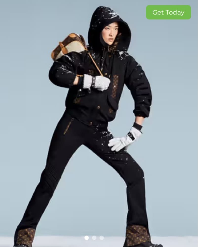 Louis vuitton black ski jacket - Image 4