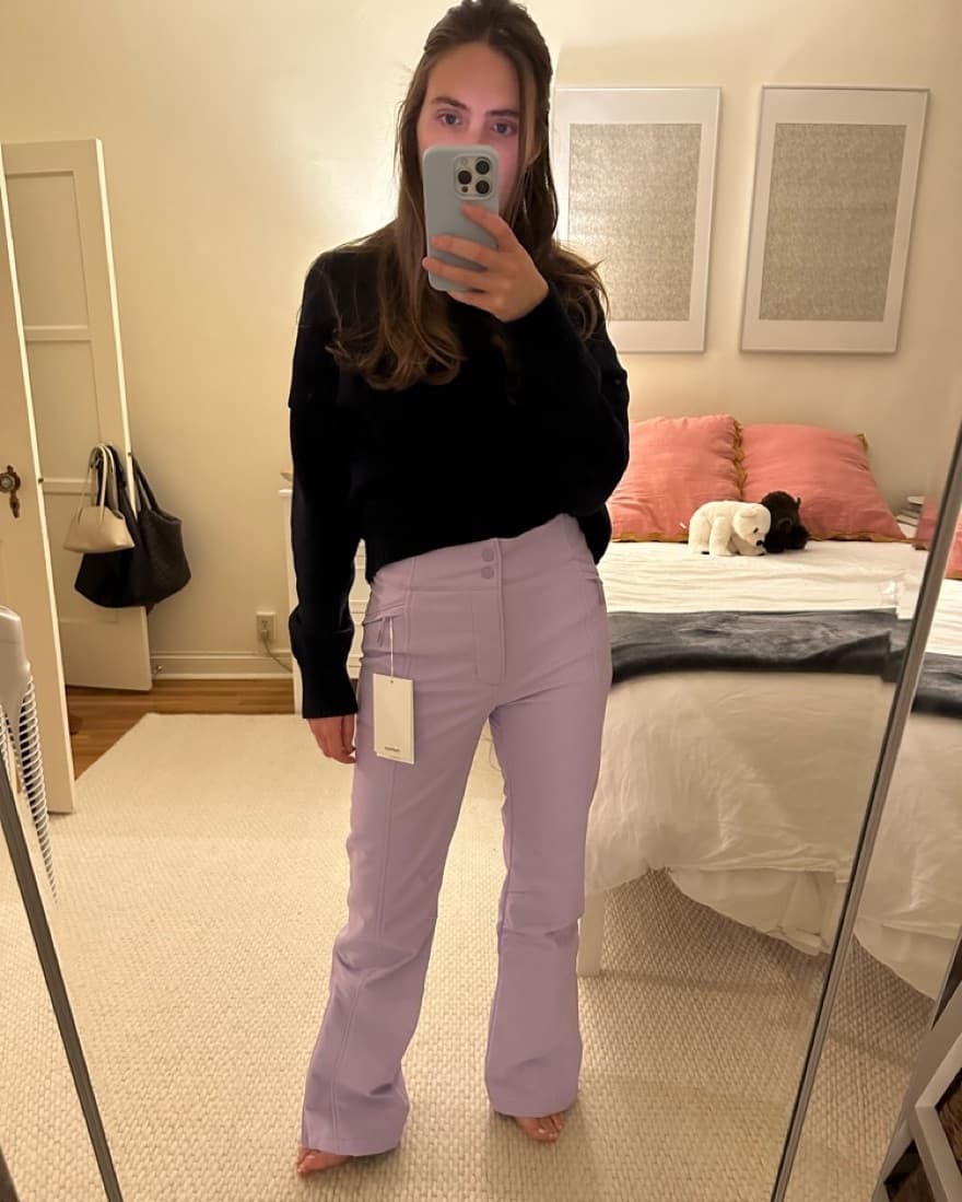 Halfdays Purple Emma Soft Shell Ski Pant - Image 6