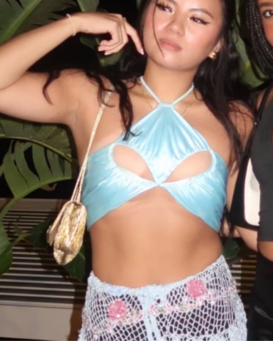 ISA BOULDER CUTOUT HALTER TOP - Image 3