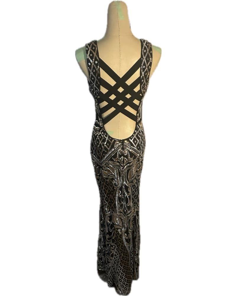 Glamorous Sequin Maxi Dress By WOW Coutu - Image 2