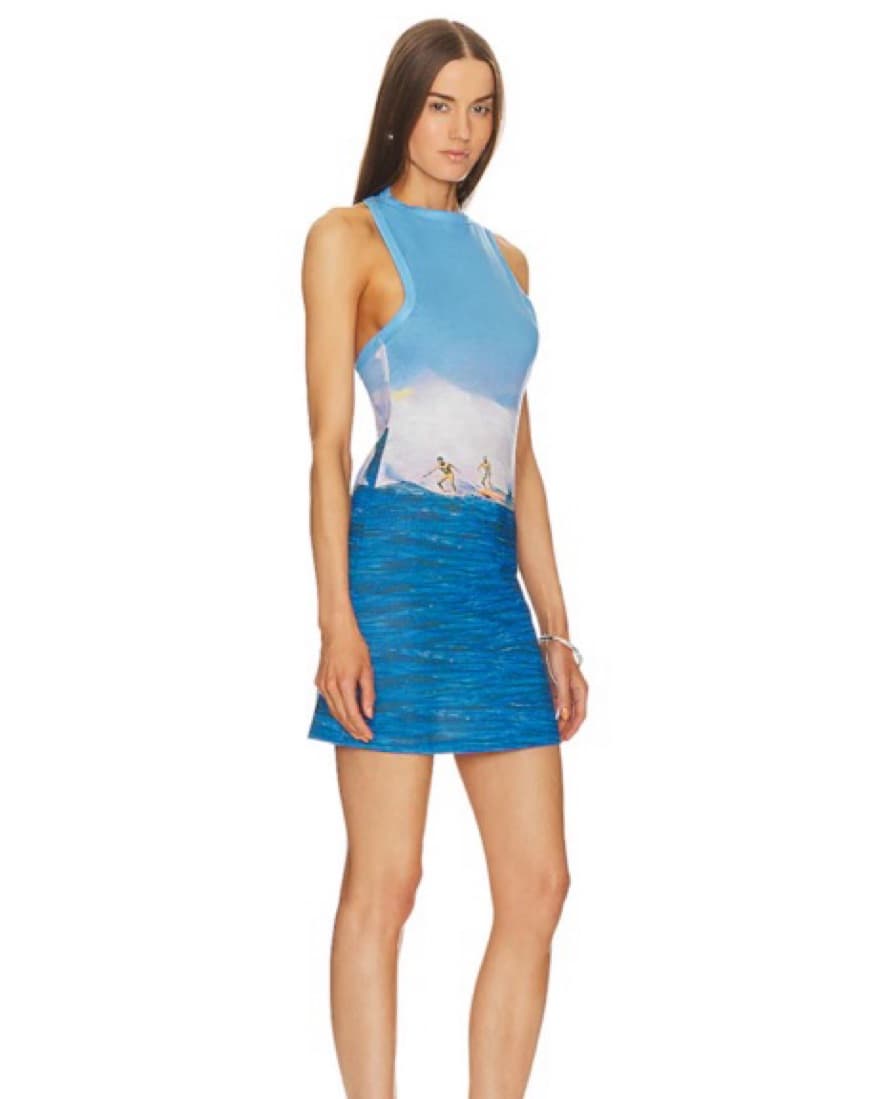 REVOLVE MIRAE SURFIN DRESS IN BLUE - Image 2