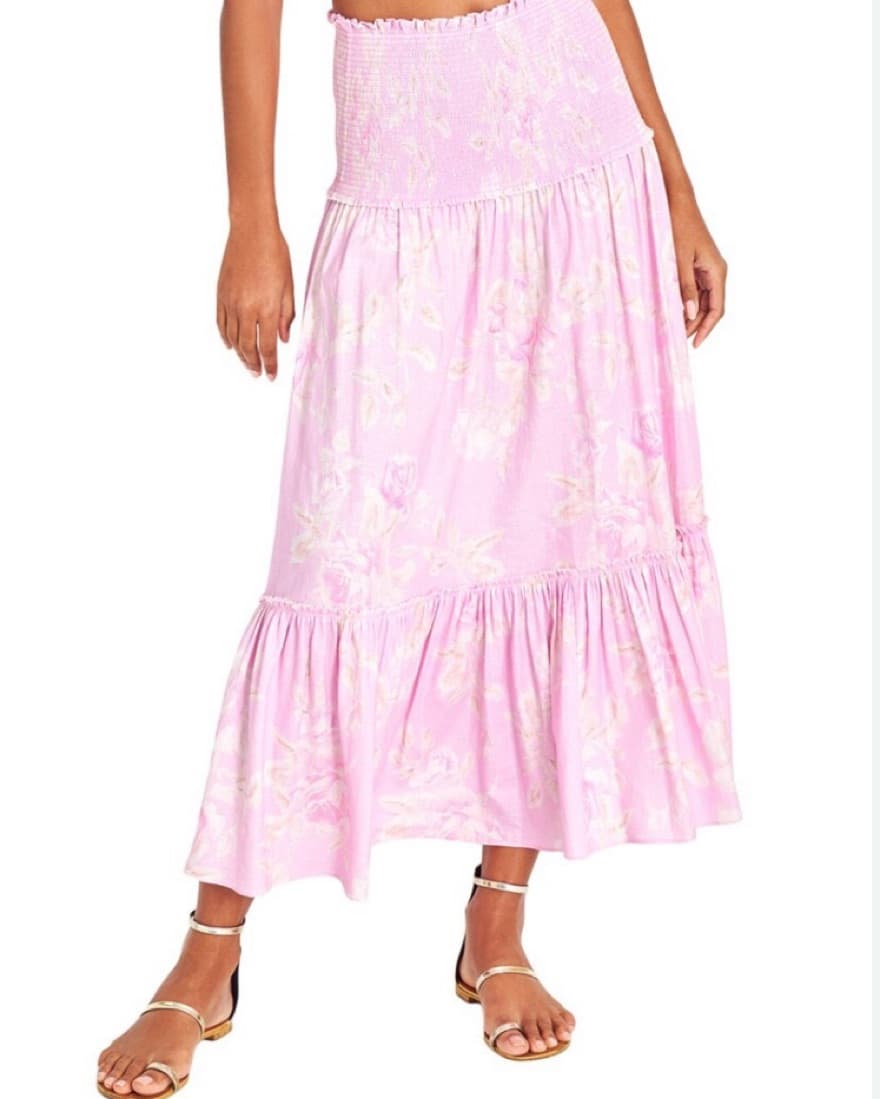 Brenner Linen Maxi Skirt Loveshackfancy - Image 1