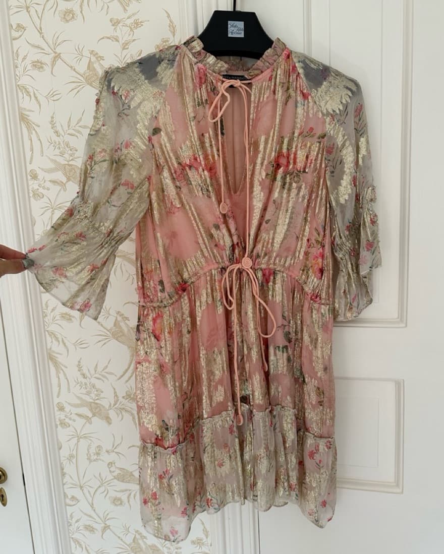 Pink And Gold Dress - Image 2
