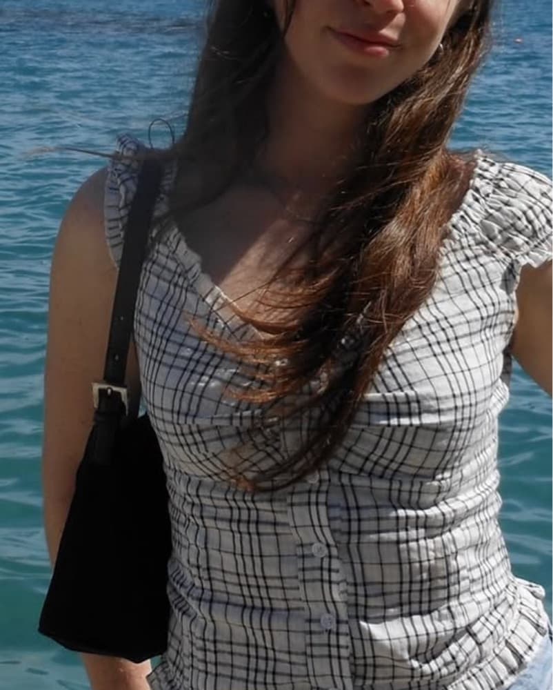 Dolsy Plaid Button-Up Crop Top - Image 3