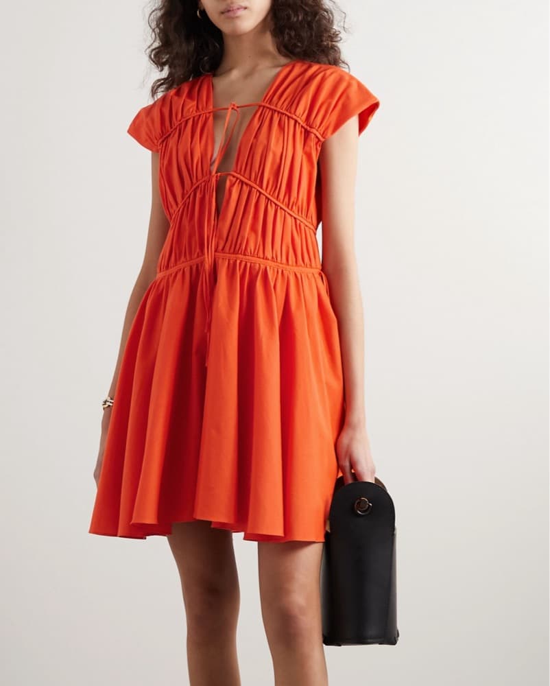 TOVE Clara Tie-Detail Dress - Image 3