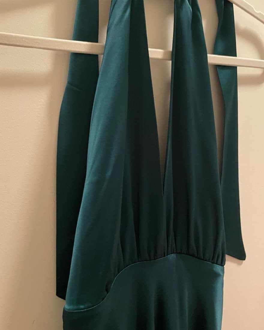Something Navy Halter Gown - Image 4