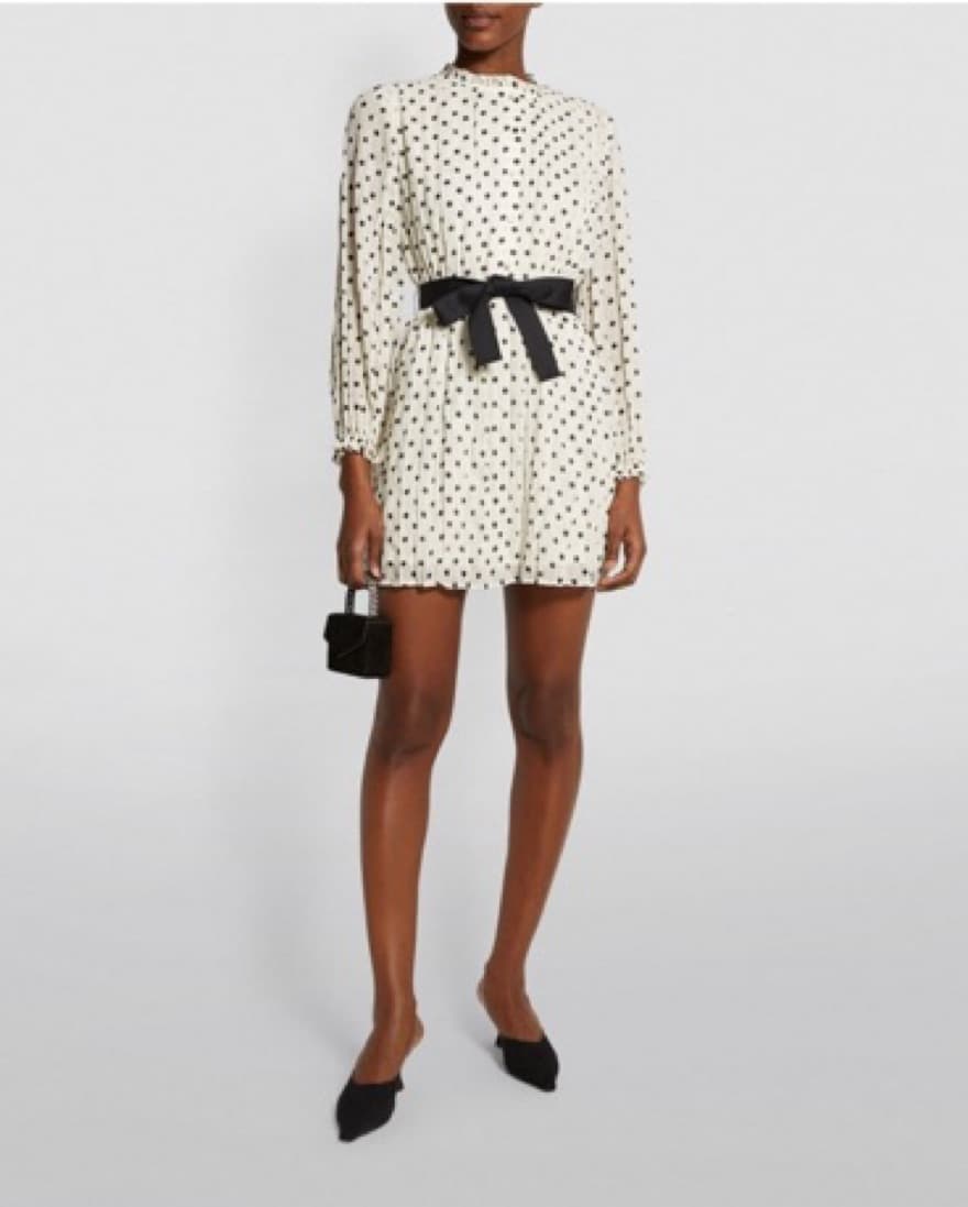 Maje Polka Dot Dress - Image 1