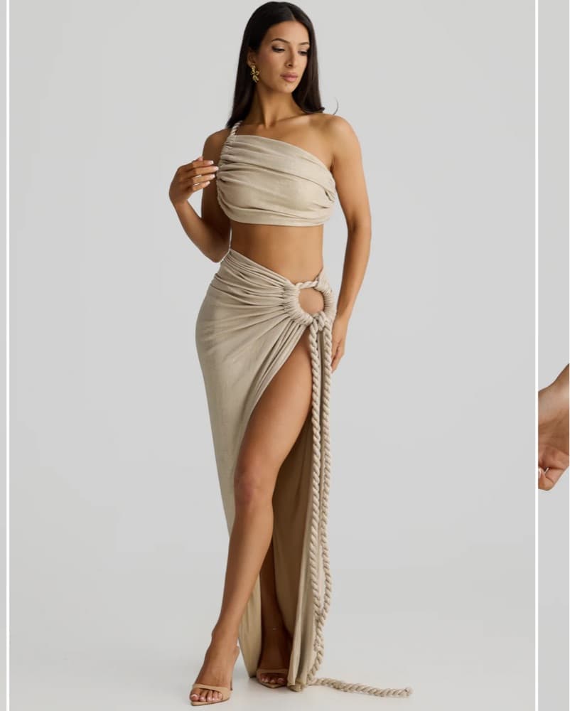 Melani The Label Gold Two Piece  - Image 1