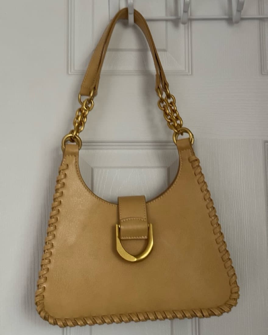 Butter Yellow Western Buckle Purse - Image 5