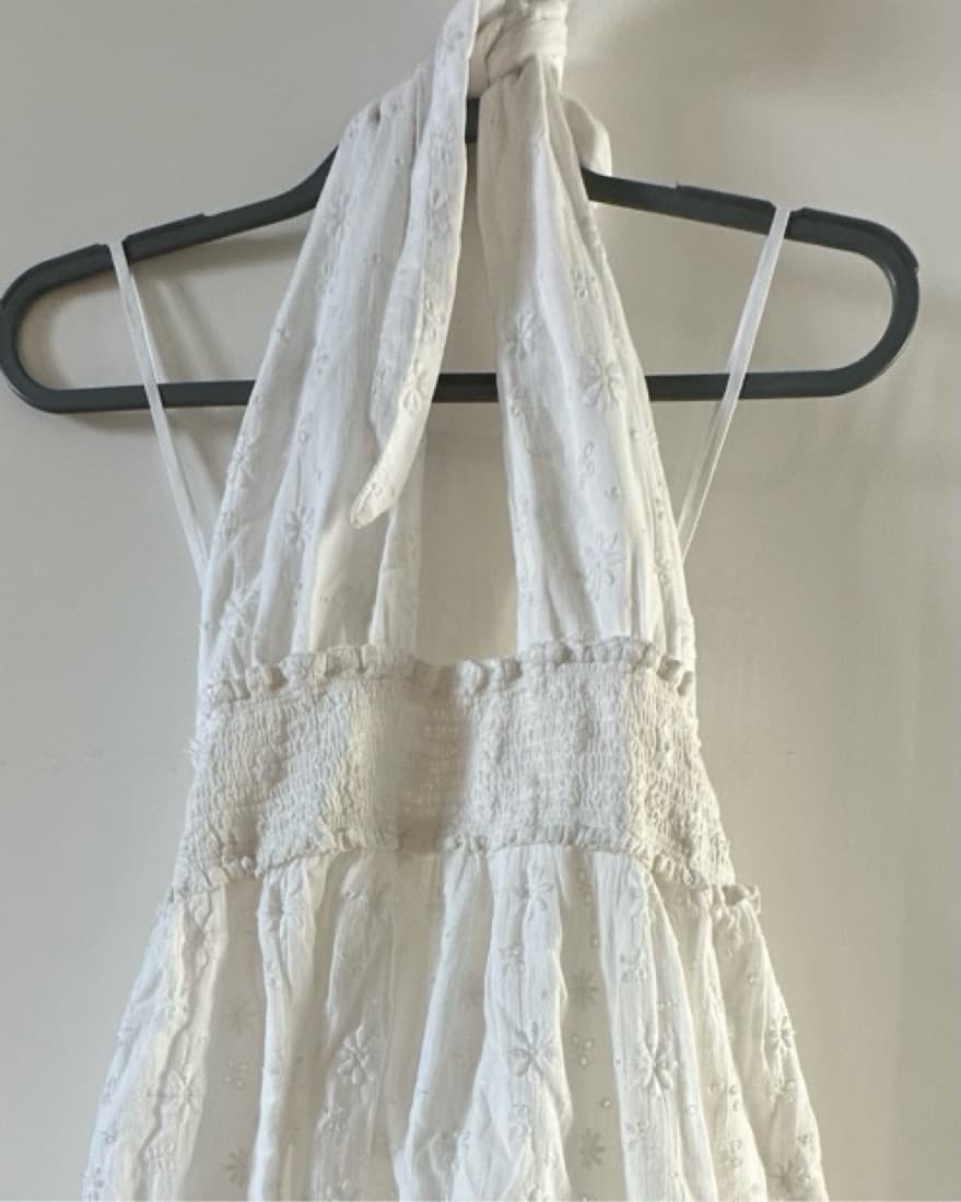 White Floral Dress - Image 3