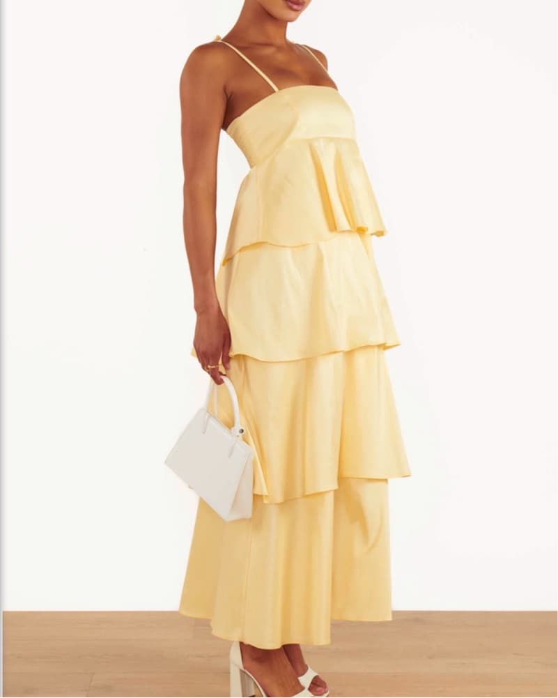 Show Me Your Mumu Meet Cute Dress Yellow - Image 2