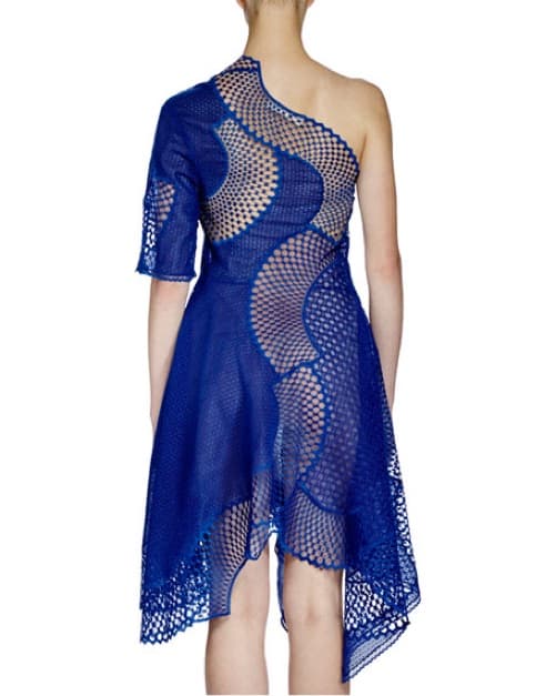 Stella McCartney Naked Dress In Blue - Image 4