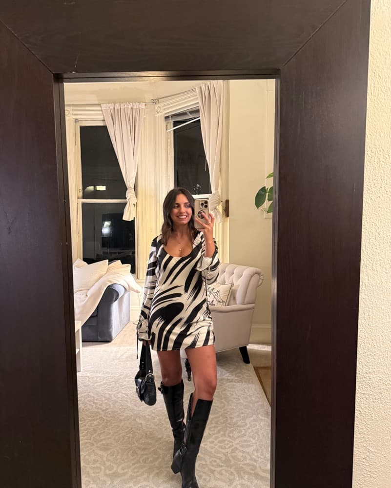 Meshki Black And White Dress - Image 1