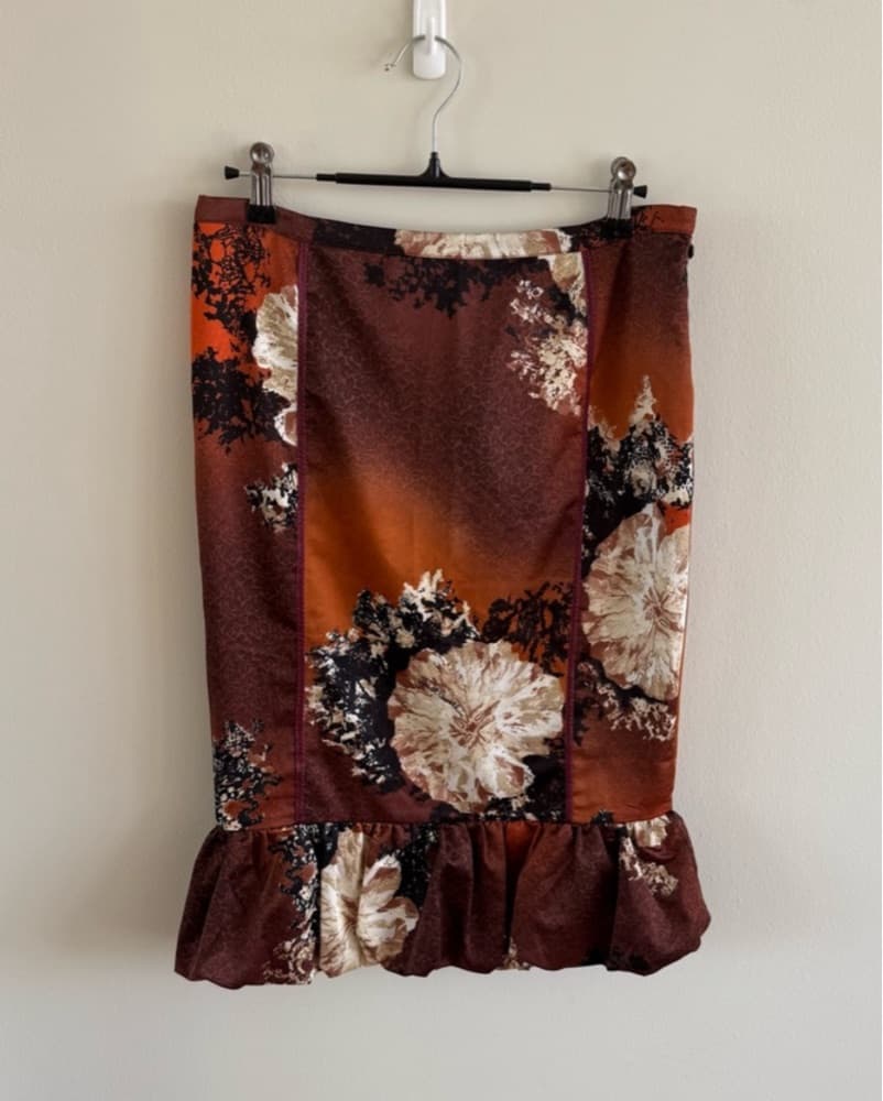 Roberto Cavalli Midi Y2K Peplum Skirt - Image 3
