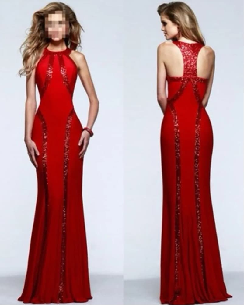 Faviana Red Dress  - Image 2