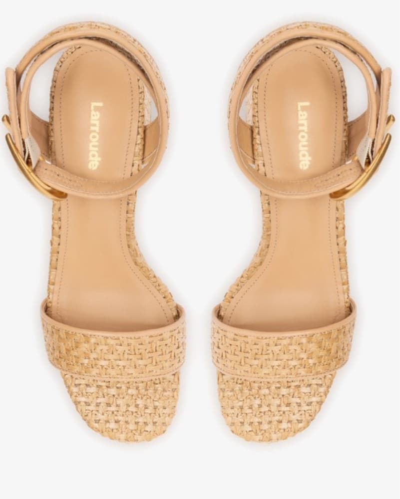 Larroude Elegant Woven Platforms - Image 3
