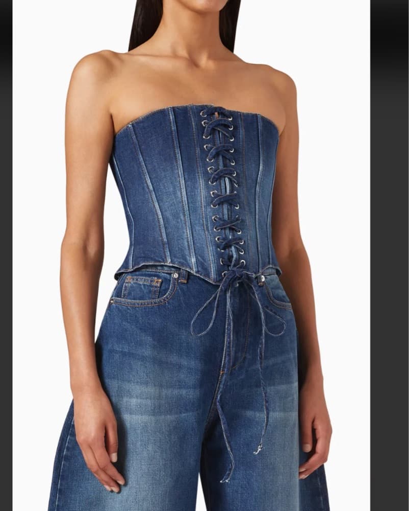 Monot Denim Corset  - Image 1