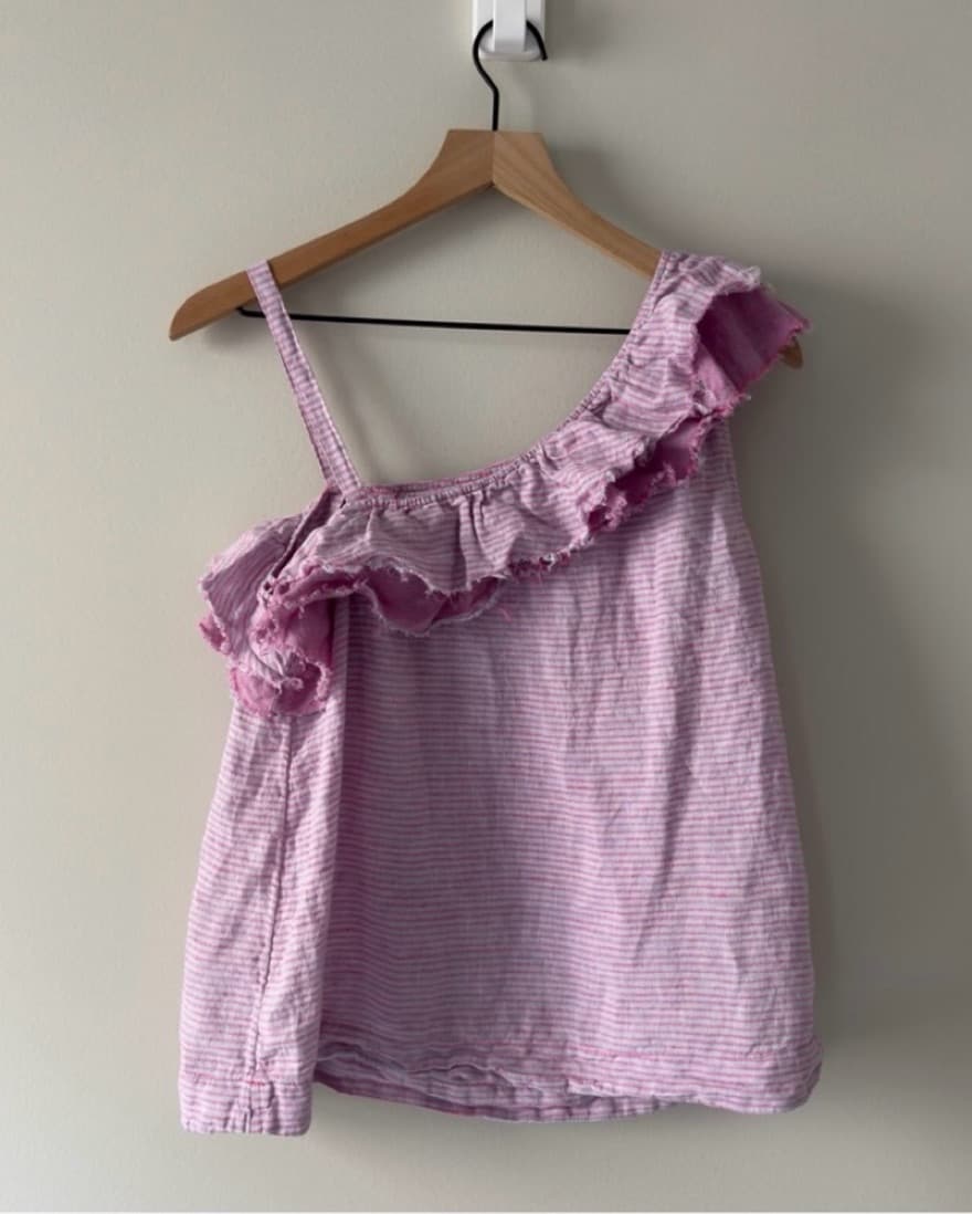 Anthropologie Holding Horses Ruffle Top - Image 3