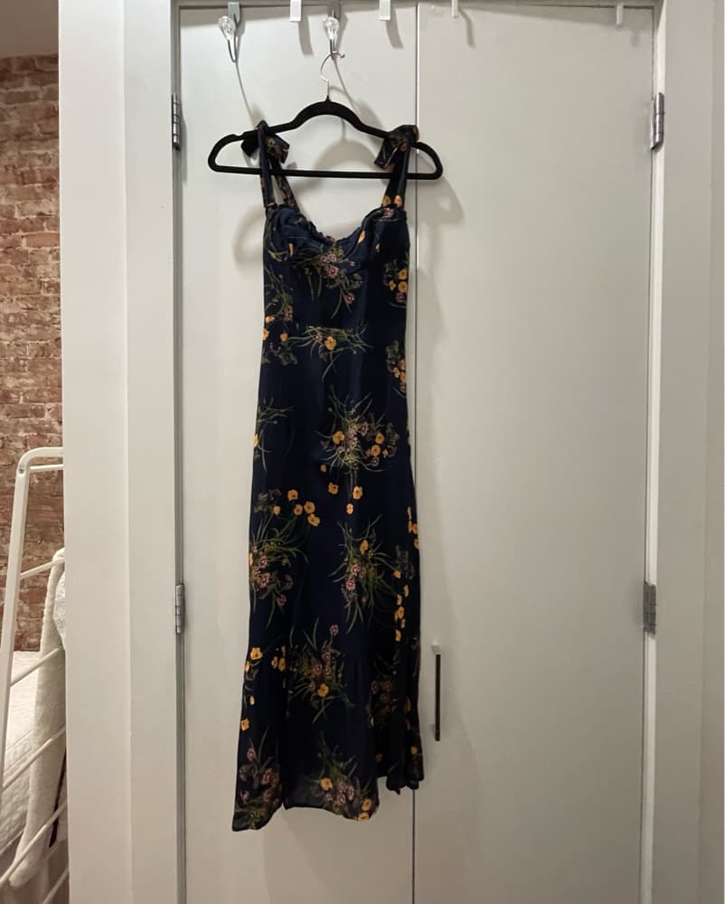 Reformation Floral Midi Dress - Image 6